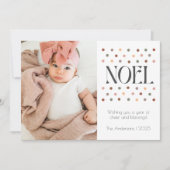 レトロヴィンテージノールホリデーカード シーズンカード (正面)