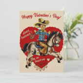 レトロヴィンテージハウディパカスタムードナーバレンタインデー シーズンカード (スタンド正面)