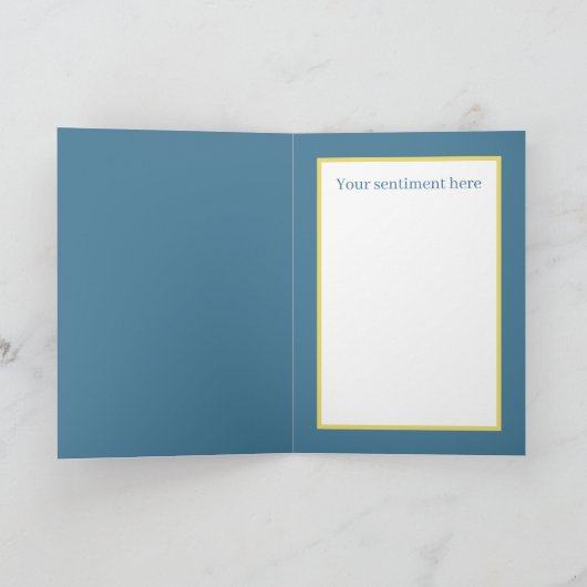 レトロヴィンテージハッピーイースターダック追加気持ち シーズンカード (内部)