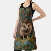 レトロヴィンテージハリネズミ森林植物学 エプロン (インサイチュ)