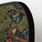 レトロヴィンテージハリネズミ森林植物学 ピックルボールラケット (左詳細)