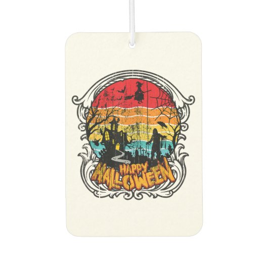 レトロヴィンテージハロウィーン – ヴィンテージハロウィーン カーエアーフレッシュナー (正面)