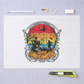 レトロヴィンテージハロウィーン – ヴィンテージハロウィーン 薄葉紙 (クラフト)