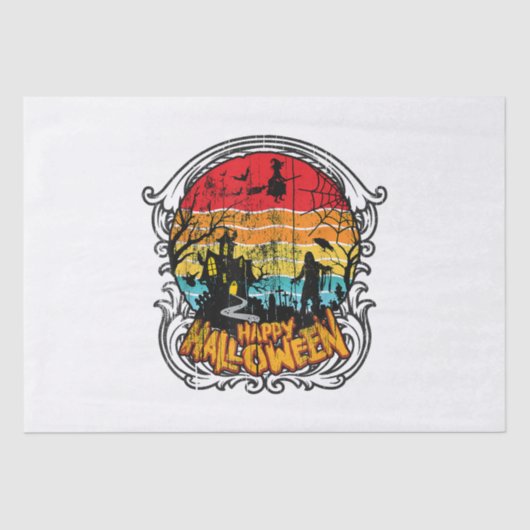 レトロヴィンテージハロウィーン – ヴィンテージハロウィーン 薄葉紙 (正面)