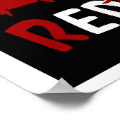 レトロヴィンテージハーレクインピエロ音楽カバー ポスター (角)