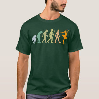 レトロヴィンテージバレエダンス進化愛好家g tシャツ