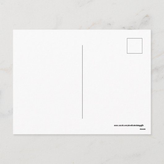 レトロヴィンテージバレンタインカップル休日はがき シーズンポストカード (裏面)