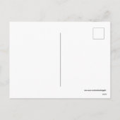 レトロヴィンテージバレンタインガールホリデーハガキ シーズンポストカード (裏面)