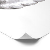 レトロヴィンテージバレンタインキャッツホリデーポスター ポスター (角)