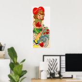 レトロヴィンテージバレンタインデールのポスター ポスター (ホームオフィス)