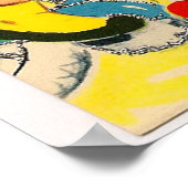 レトロヴィンテージバレンタインデールのポスター ポスター (角)