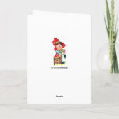 レトロヴィンテージバレンタインバッチャーのメッセージカードの追加 シーズンカード (裏面)