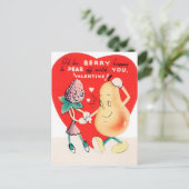 レトロヴィンテージバレンタインフルーツ シーズンポストカード (スタンド正面)