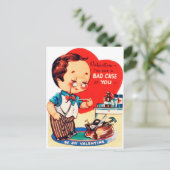 レトロヴィンテージバレンタインホリデードクターハガキ シーズンポストカード (スタンド正面)