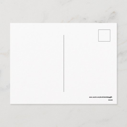 レトロヴィンテージバレンタインミイズホリデーハガキ シーズンポストカード (裏面)