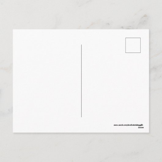 レトロヴィンテージバレンタインランプ休日はがき シーズンポストカード (裏面)