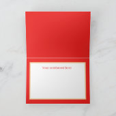 レトロヴィンテージバレンタイン飛行機ボーイ追加気持ち シーズンカード (内部)