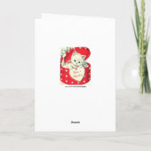 レトロヴィンテージバレンタインcat追加メッセージカード シーズンカード (裏面)