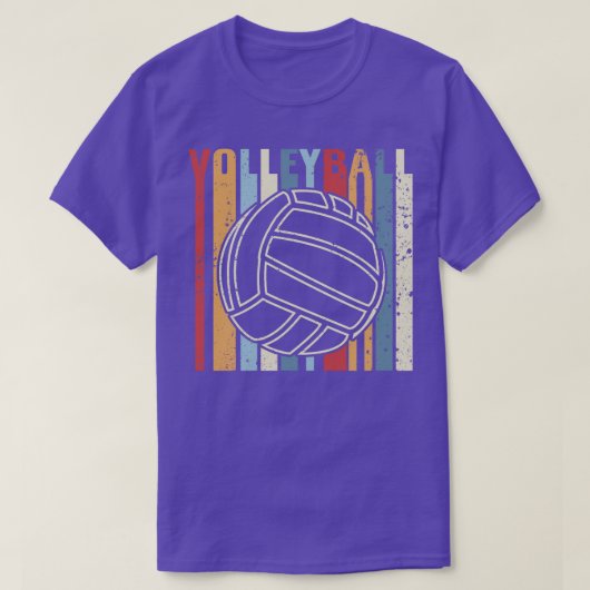 レトロヴィンテージバレーボール1 Tシャツ (デザイン正面)