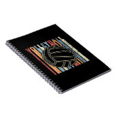 レトロヴィンテージバレーボール ノートブック (右側)