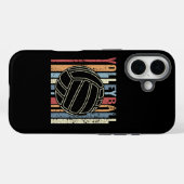 レトロヴィンテージバレーボール Case-Mate iPhoneケース (裏面 (横))