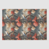 レトロヴィンテージバーズボヘミアンデクページクラフト 薄葉紙 (正面)