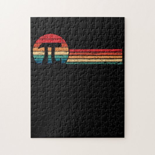 レトロヴィンテージパイ日3.14数学おもしろいおたくギフト ジグソーパズル (縦)