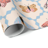 レトロヴィンテージパテル ラッピングペーパー (ロールコーナー)