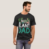 レトロヴィンテージパパ園芸植物パパ Tシャツ (正面フル)