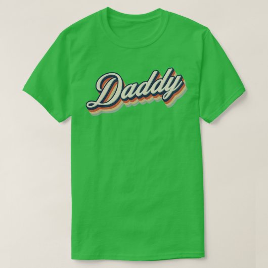 レトロヴィンテージパパ Tシャツ (デザイン正面)