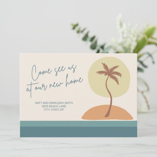 レトロヴィンテージビーチヤシの木の移動発表 (スタンド正面)