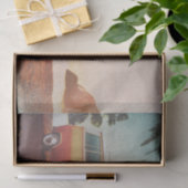 レトロヴィンテージビーチヴァンサーファーデクページ紙 薄葉紙 (ギフト)