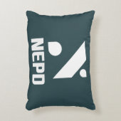 レトロヴィンテージビーブグラフィックT字クリエイティブ抽象芸術 アクセントクッション (正面(垂直))