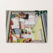 レトロヴィンテージファミリー ジグソーパズル (横)