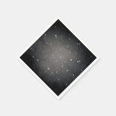 レトロヴィンテージフェード白黒星パーティー スタンダードカクテルナプキン (角)