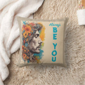 レトロヴィンテージフラワーパワー クッション (ブランケット)