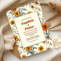 レトロヴィンテージフローラ70sタイムレスエレガントな結婚式