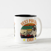 レトロヴィンテージプグパパエバー ツートーンマグカップ (正面右)