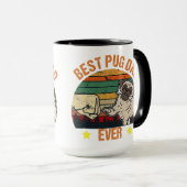レトロヴィンテージプグパパエバー マグカップ (正面右)