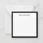 レトロヴィンテージベーキングガール追加文字 ノートカード (裏面)