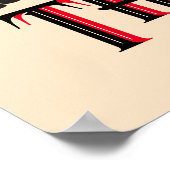 レトロヴィンテージホラー映画 ポスター (角)