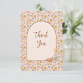 レトロヴィンテージボホフローラサンキューカード サンキューカード (スタンド正面)