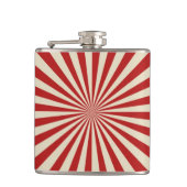 レトロヴィンテージポップコクラシックン紡績車輪デコール フラスク (正面)