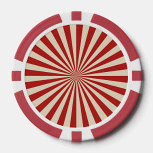 レトロヴィンテージポップコーンクラシック紡績輪 ポーカーチップ