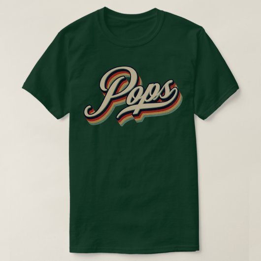 レトロヴィンテージポップ Tシャツ (デザイン正面)