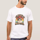 レトロヴィンテージマママラグドール猫好き長袖 Tシャツ (正面)
