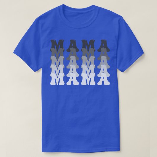 レトロヴィンテージママ16 Tシャツ (デザイン正面)