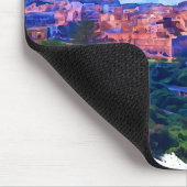 レトロヴィンテージマルタパノラマウォーターカラービュー マウスパッド (コーナー)