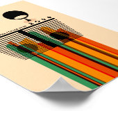 レトロヴィンテージミッドセンチュリーエティックオリジナル ポスター (角)