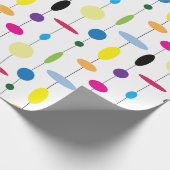 レトロヴィンテージミッドセンチュリーモダンラッピング紙 ラッピングペーパー (角)